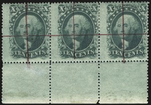 Sale 984, Lot 227, 1857 Issue Specimens