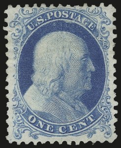 Sale 984, Lot 236, 1875 Reprint of 1857-60 Issue (Scott 40-47)