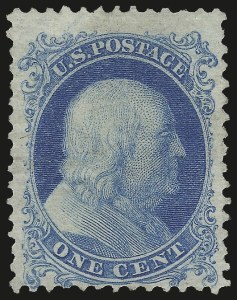 Sale 984, Lot 243, 1875 Reprint of 1857-60 Issue (Scott 40-47)