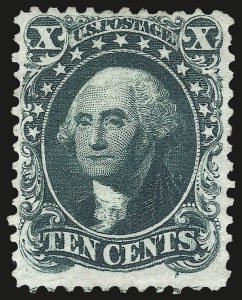 Sale 984, Lot 247, 1875 Reprint of 1857-60 Issue (Scott 40-47)