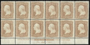 Sale 984, Lot 276, 1861-66 Issue (Scott 63-68)