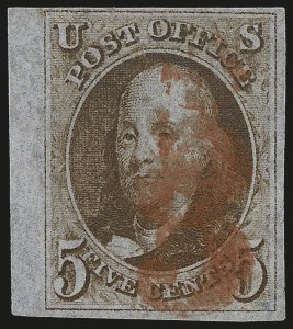Sale 984, Lot 28, 1847 Issue (Scott 1-2)