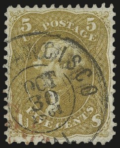 Sale 984, Lot 286, 1861-66 Issue (Scott 63-68)