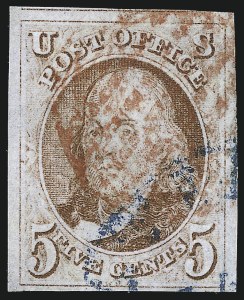Sale 984, Lot 30, 1847 Issue (Scott 1-2)