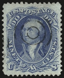 Sale 984, Lot 303, 1861-66 Issue (Scott 69-78)