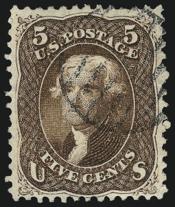 Sale 984, Lot 311, 1861-66 Issue (Scott 69-78)