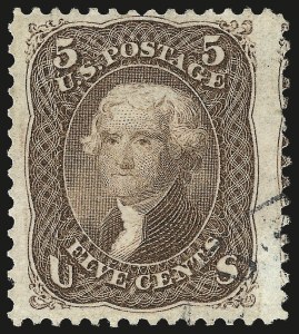 Sale 984, Lot 340, 1867-68 Grilled Issue (F Grill - Scott 92-101)