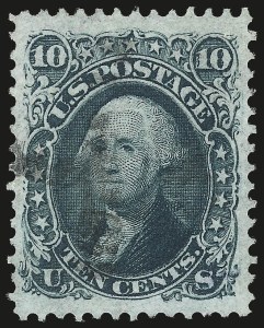Sale 984, Lot 341, 1867-68 Grilled Issue (F Grill - Scott 92-101)
