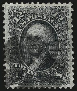 Sale 984, Lot 343, 1867-68 Grilled Issue (F Grill - Scott 92-101)