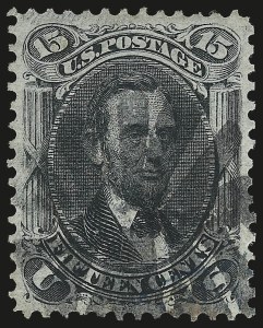 Sale 984, Lot 347, 1867-68 Grilled Issue (F Grill - Scott 92-101)