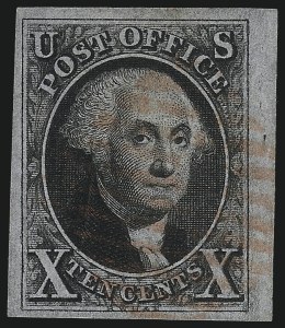Sale 984, Lot 35, 1847 Issue (Scott 1-2)