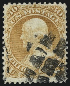Sale 984, Lot 351, 1867-68 Grilled Issue (F Grill - Scott 92-101)