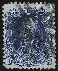 Sale 984, Lot 353, 1867-68 Grilled Issue (F Grill - Scott 92-101)