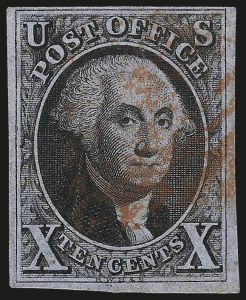 Sale 984, Lot 38, 1847 Issue (Scott 1-2)