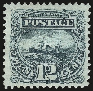 Sale 984, Lot 402, 12c-90c 1869 Pictorial Issue (Scott 117-122)