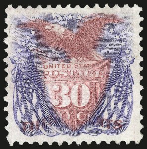 Sale 984, Lot 418, 12c-90c 1869 Pictorial Issue (Scott 117-122)
