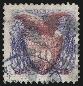 Sale 984, Lot 422, 12c-90c 1869 Pictorial Issue (Scott 117-122)