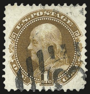 Sale 984, Lot 434, 1875 Re-Issue of 1869 Pictorial Issue (Scott 123-133a)