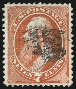 Sale 984, Lot 461, 1870-71 National Bank Note Co. Grilled Issue (Scott 134-144)