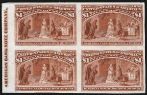 Sale 984, Lot 540, 1893 Columbian Issue (1c thru 8c, Scott 230-236)