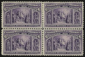 Sale 984, Lot 549, 1893 Columbian Issue (1c thru 8c, Scott 230-236)