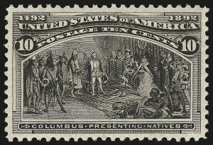 Sale Number 984, Lot Number 551, 1893 Columbian Issue (10c thru $1.00, Scott 237-241)