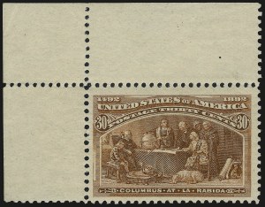Sale 984, Lot 556, 1893 Columbian Issue (10c thru $1.00, Scott 237-241)