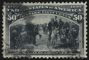 Sale Number 984, Lot Number 566, 1893 Columbian Issue (10c thru $1.00, Scott 237-241)