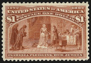 Sale Number 984, Lot Number 567, 1893 Columbian Issue (10c thru $1.00, Scott 237-241)