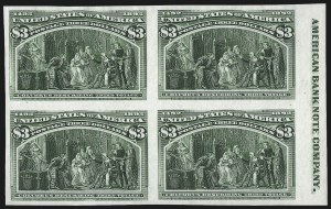 Sale 984, Lot 591, 1893 Columbian Issue ($2.00 thru $5.00, Scott 242-245)