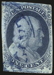 Sale 984, Lot 61, 1c 1851-56 Issue (Scott 5-9)