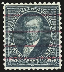 Sale 984, Lot 660, 1894 Unwatermarked Bureau Issue (Scott 246-263)