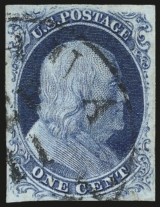 Sale 984, Lot 76, 1c 1851-56 Issue (Scott 5-9)
