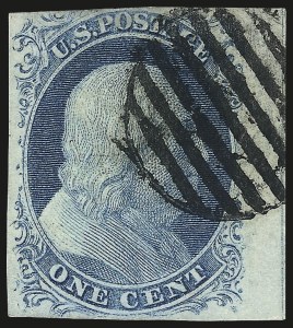 Sale 984, Lot 78, 1c 1851-56 Issue (Scott 5-9)