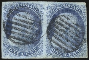 Sale 984, Lot 79, 1c 1851-56 Issue (Scott 5-9)