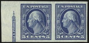 Sale 984, Lot 803, 1908-10 Washington-Franklin Issues (Scott 331-356)