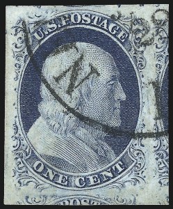 Sale 984, Lot 81, 1c 1851-56 Issue (Scott 5-9)