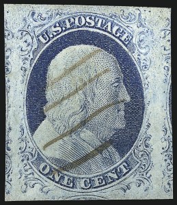 Sale 984, Lot 82, 1c 1851-56 Issue (Scott 5-9)