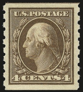 Sale 984, Lot 845, 1910-13 Washington-Franklin Issue (Scott 374-396)
