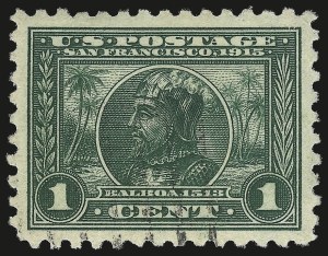 Sale 984, Lot 852, 1913-15 Panama-Pacific Issue (Scott 397-404)