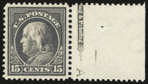 Sale 984, Lot 869, 1912-14 Washington-Franklin Issue (Scott 405-423)