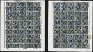 Sale 984, Lot 87, 1c 1851-56 Issue (Scott 5-9)