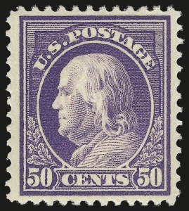 Sale 984, Lot 876, 1912-14 Washington-Franklin Issue (Scott 405-423)