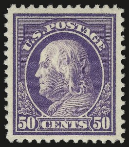 Sale 984, Lot 878, 1912-14 Washington-Franklin Issue (Scott 405-423)