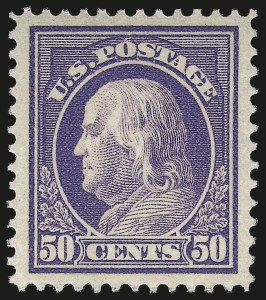 Sale 984, Lot 880, 1912-14 Washington-Franklin Issue (Scott 405-423)