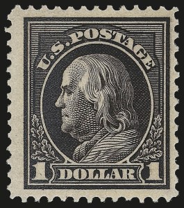 Sale 984, Lot 881, 1912-14 Washington-Franklin Issue (Scott 405-423)