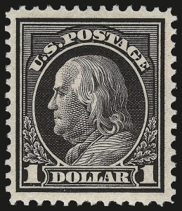 Sale 984, Lot 883, 1912-14 Washington-Franklin Issue (Scott 405-423)