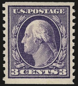 Sale 984, Lot 891, 1913-15 Washington-Franklin Issues (Scott 424-460)