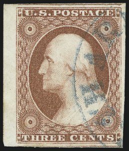 Sale 984, Lot 90, 3c 1851-56 Issue (Scott 10-11A)