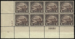 Sale 984, Lot 971, 1922-29 Issues (Scott 551-573)